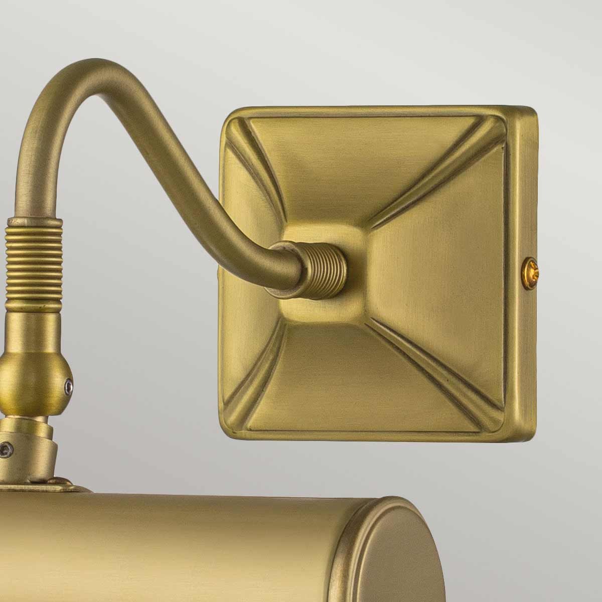 Elegant Brushed Brass Picture Light - Small 1-Light Fixture