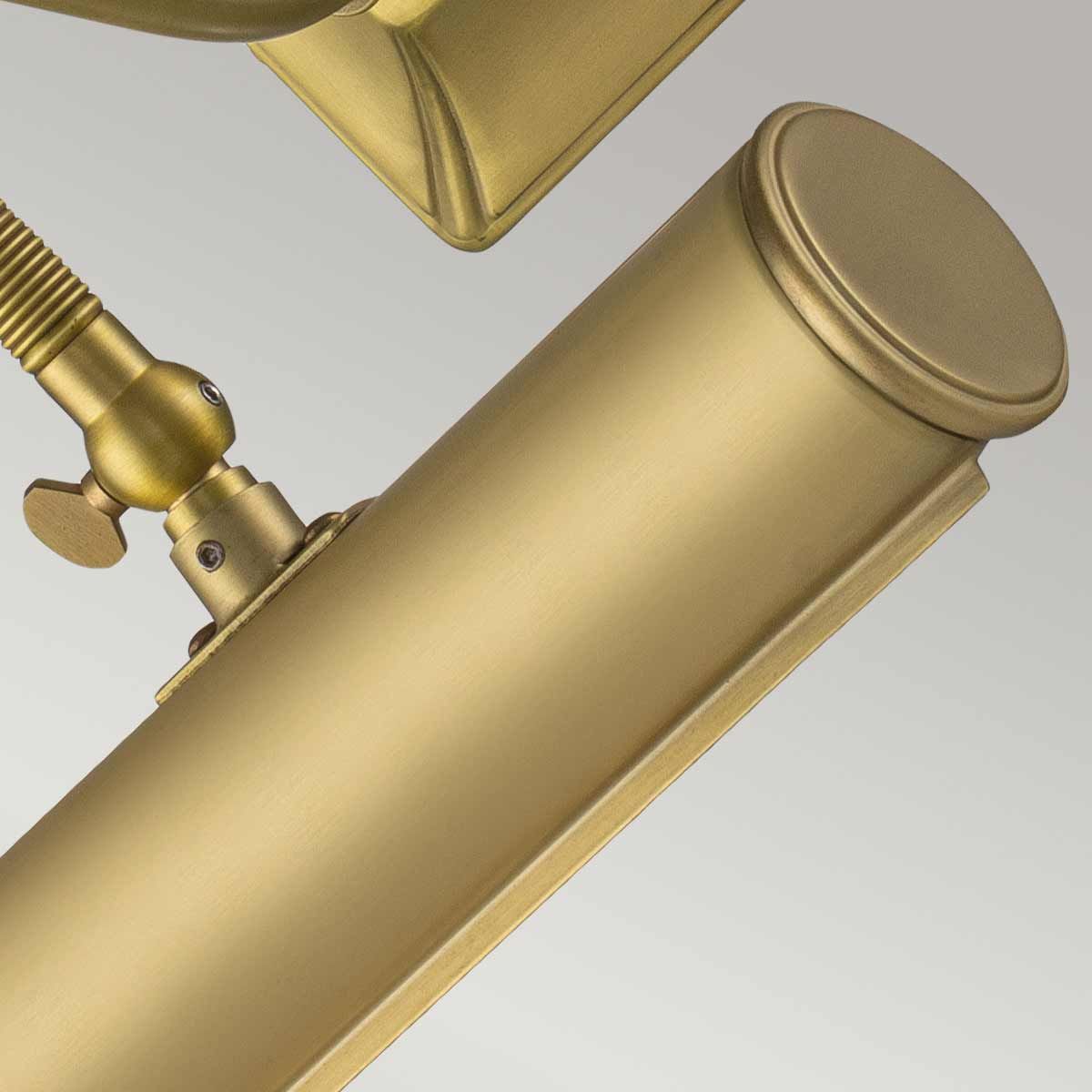 Elegant Brushed Brass Picture Light - Small 1-Light Fixture