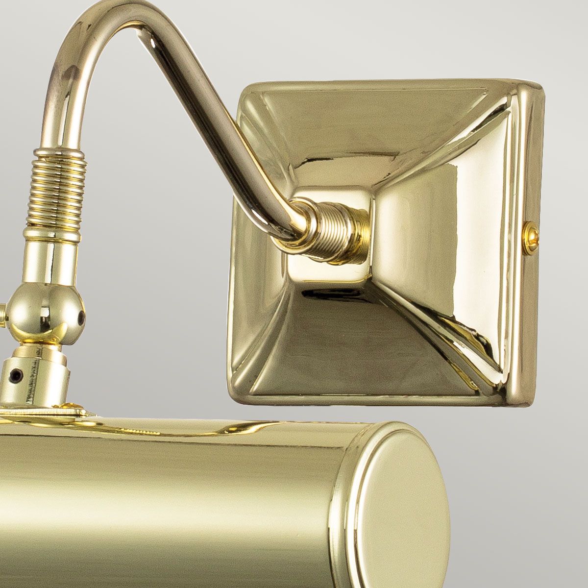 Refined Elegance 1-Light Small Polished Brass Picture Lamp (190mm)