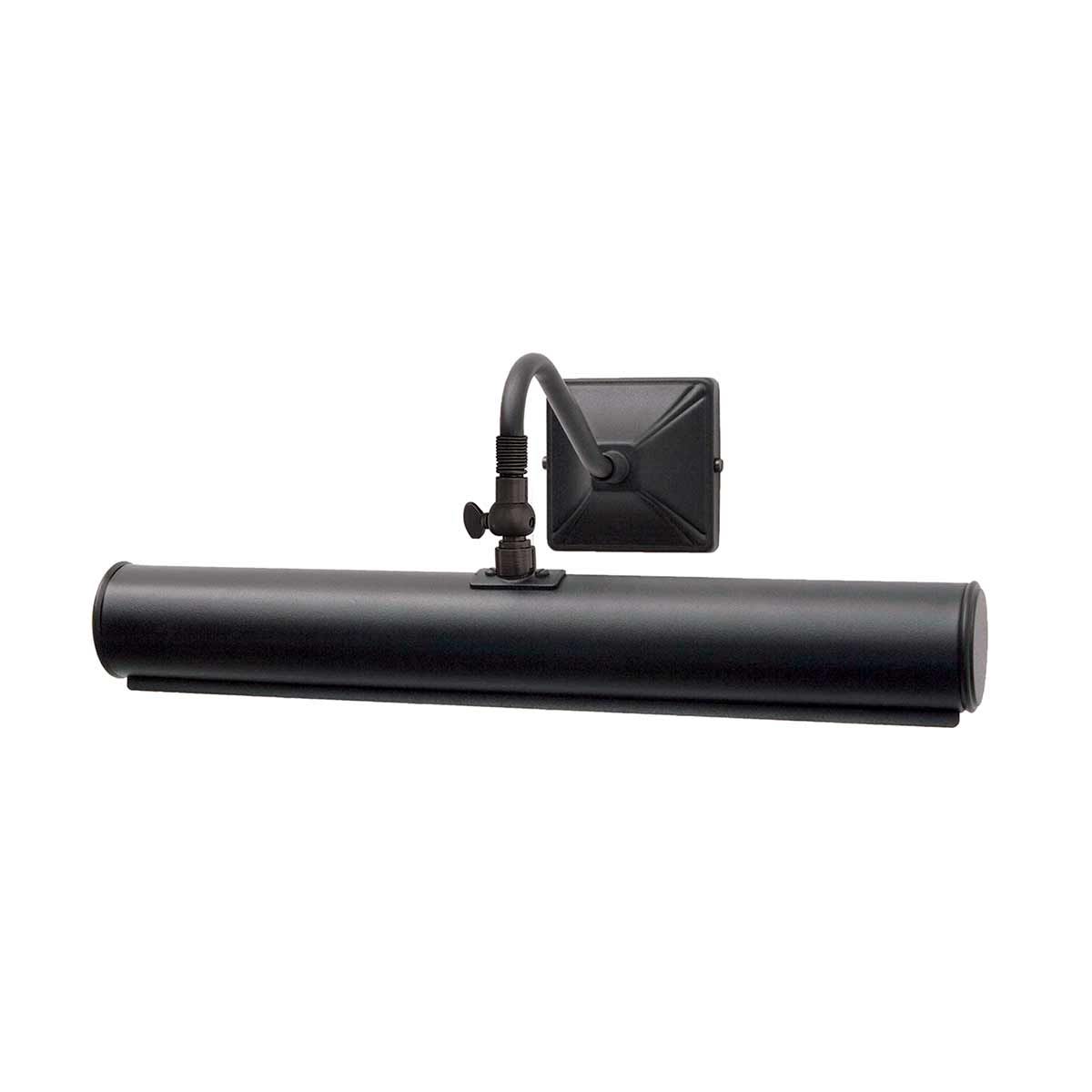 Elegant Black Iron Dual-Bulb Wall Picture Light, 36cm