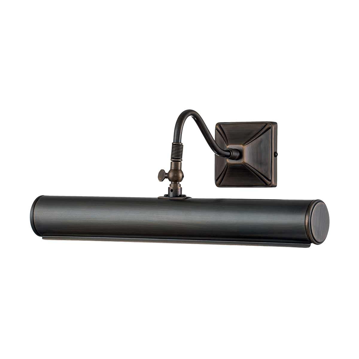 Elegant Dark Bronze Iron Picture Light, 40cm