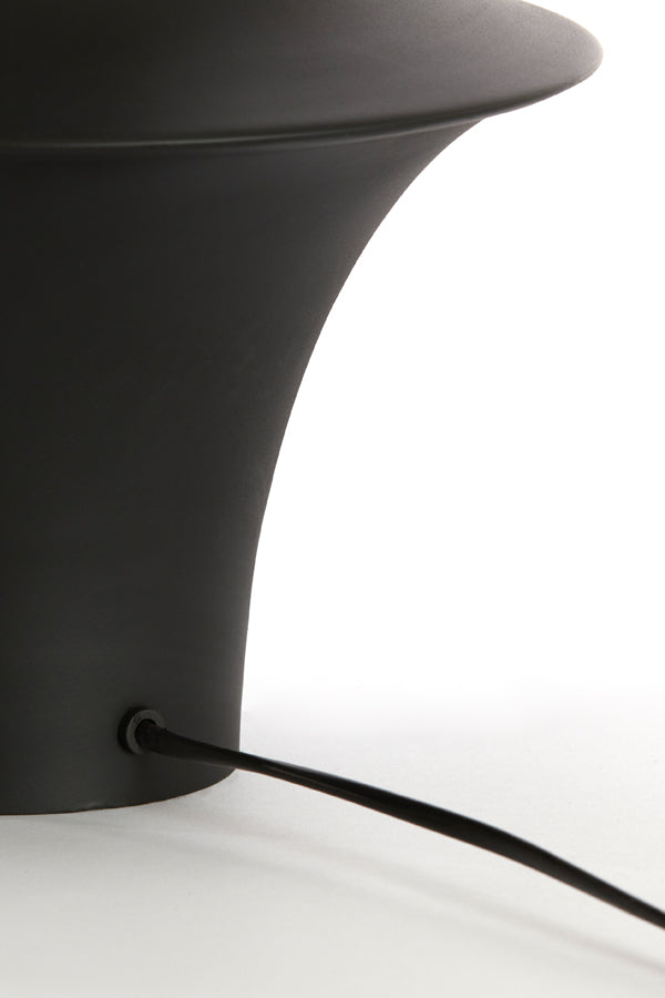 Sleek Black Jeff Lamp Base - 20x52 cm