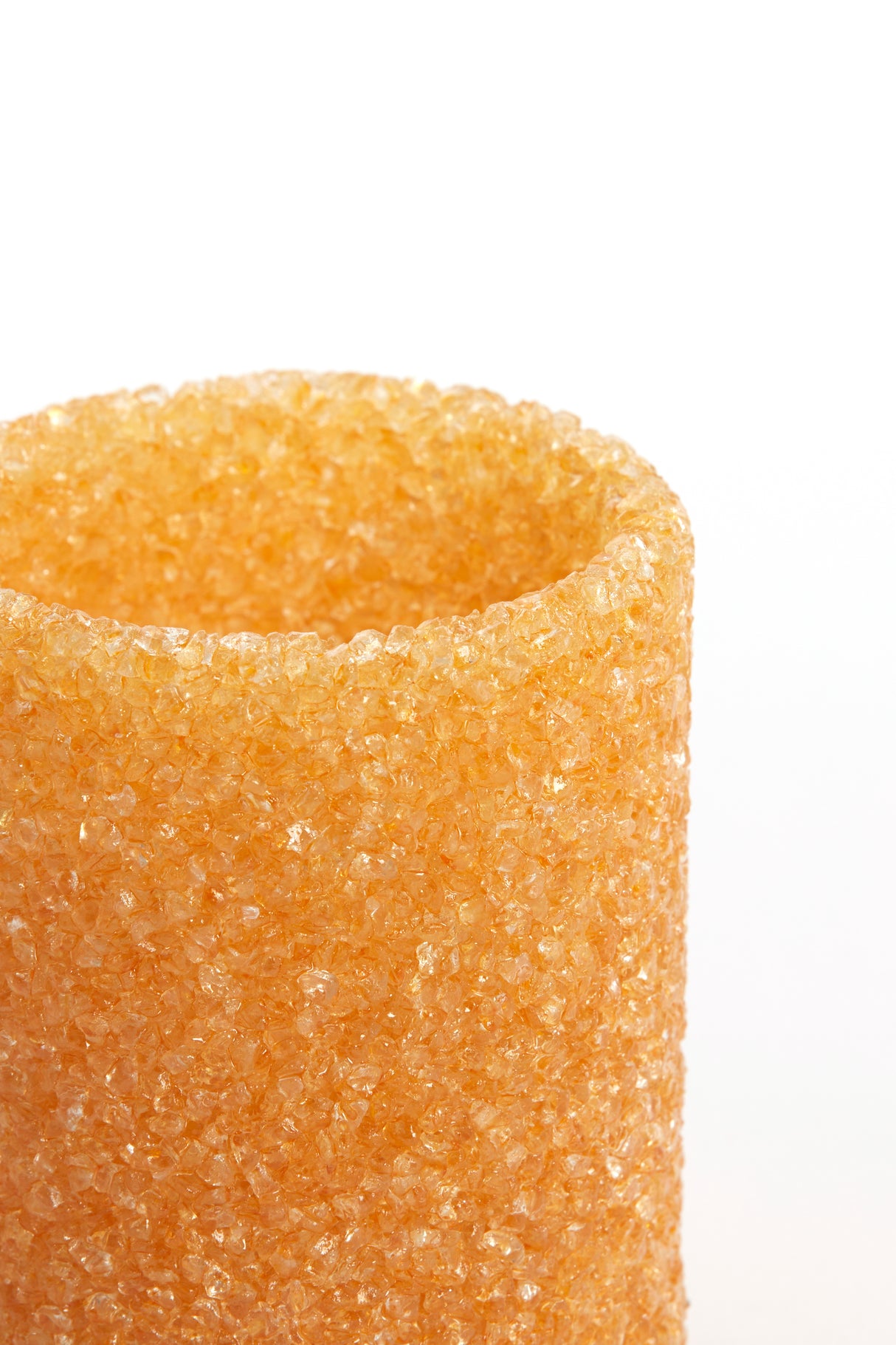 Morita Glass Tealight Holder - Light Peach, Ø7x7 cm