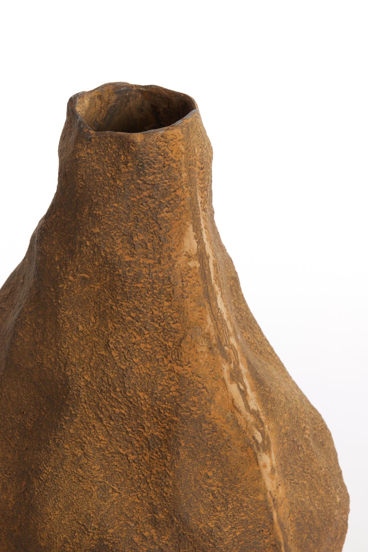 Antique Brown Marzoku Decorative Vase 27.5x25x33.5 cm