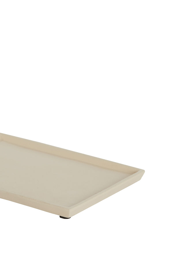 Maes Cream Decorative Plate 20x15x1 cm