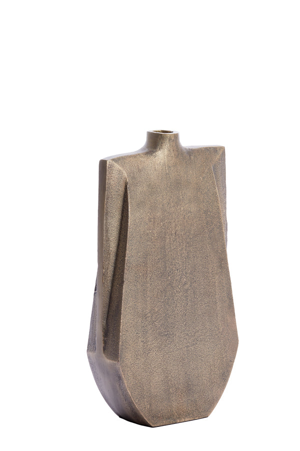 Makaha Antique Bronze Vase - 21x7.5x41 cm Decorative Accent