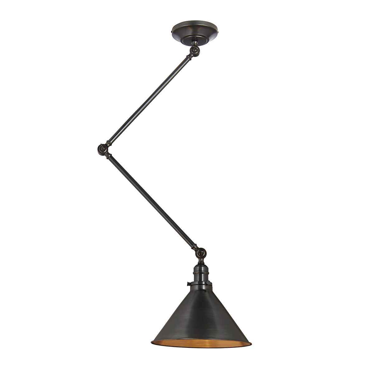 Provence Old Bronze Adjustable Wall Light/Pendant