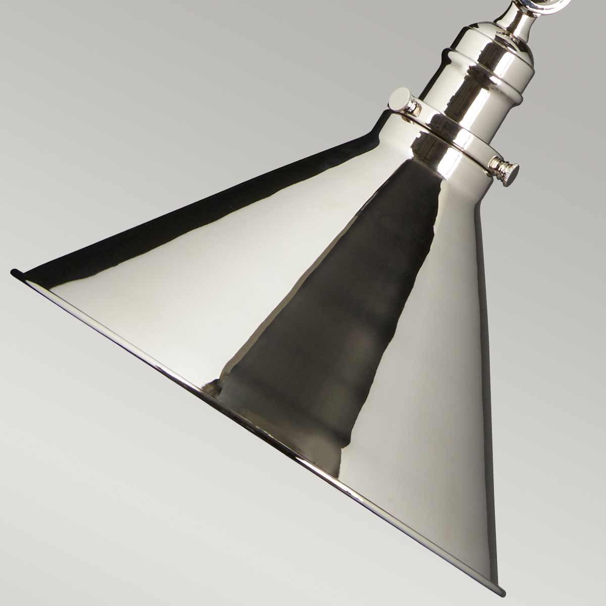 Provence Grande Adjustable Wall/Pendant Light in Polished Nickel