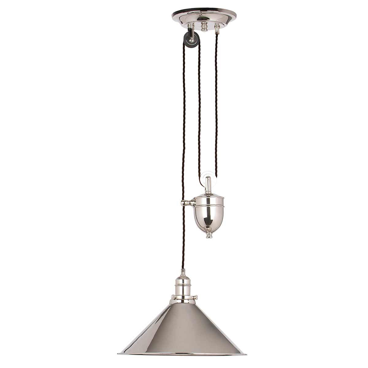 Provence Pendant in Polished Nickel Finish