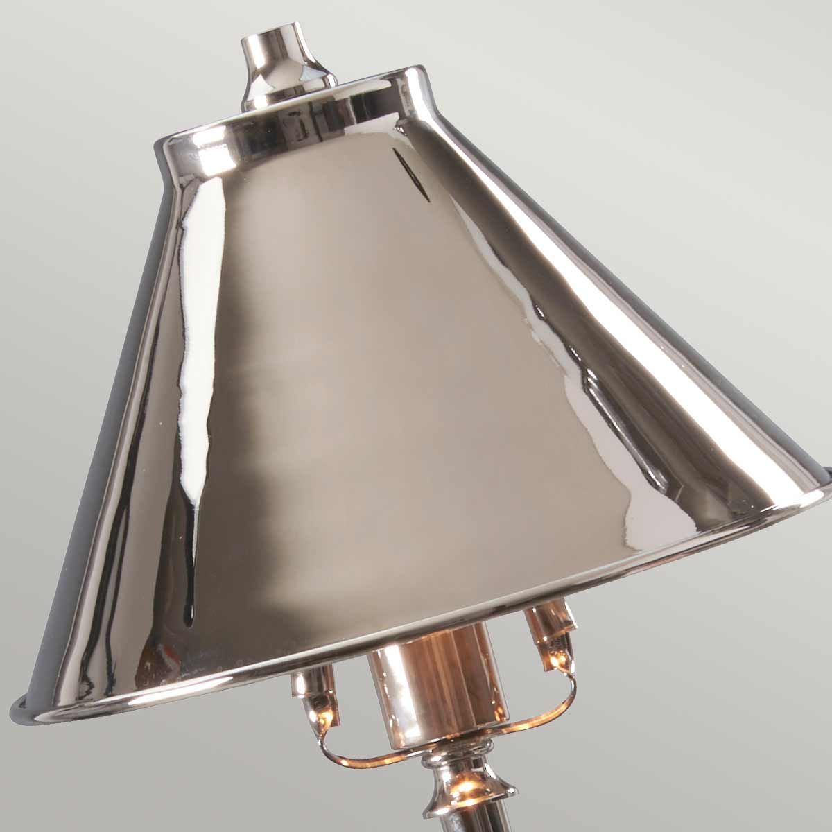 Elegant Provence Stick Lamp in Polished Nickel Finish