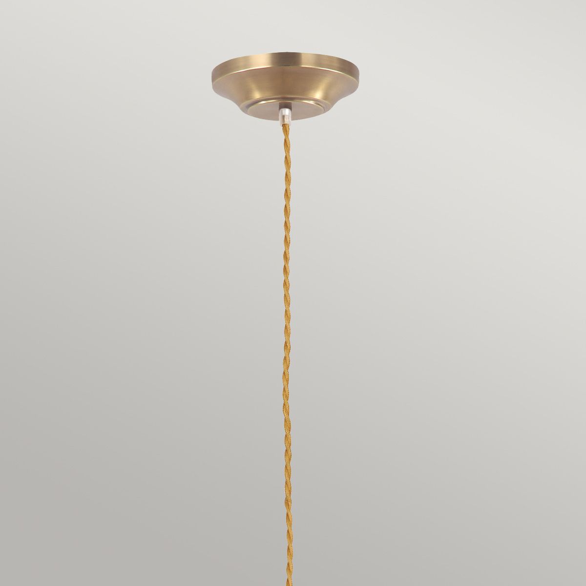 Provence Pendant Light in Vintage Brass Finish