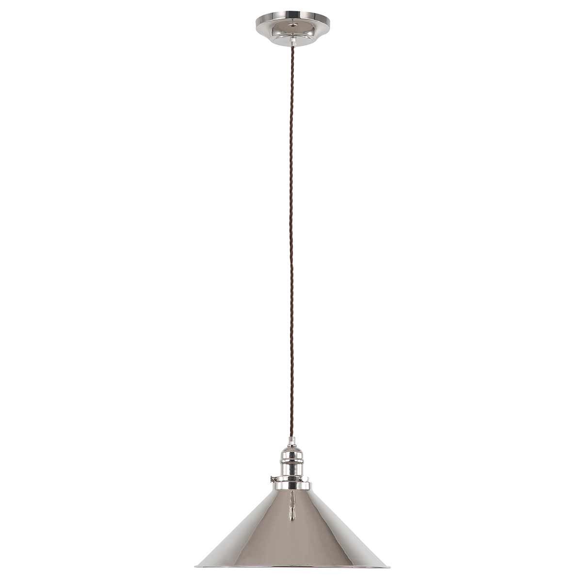 Provence Pendant Light in Polished Nickel Finish