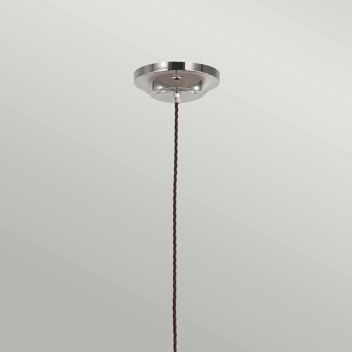 Provence Pendant Light in Polished Nickel Finish