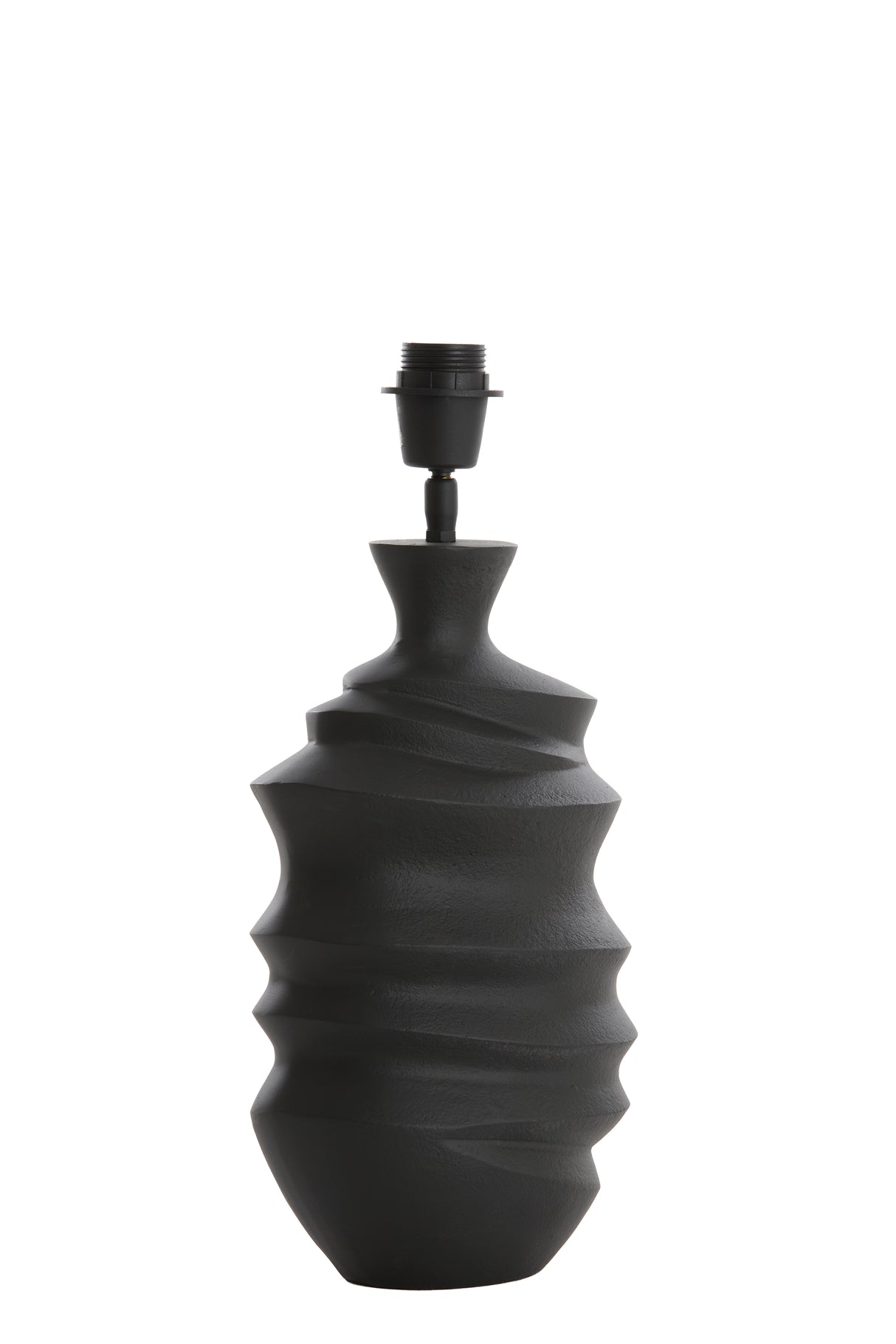 Elegant Sharon Matte Black Lamp Base 21x14x41 cm