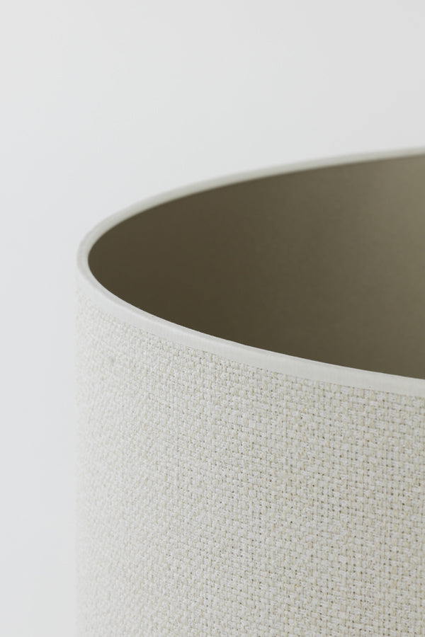 Eggshell White Savena Cylinder Shade - 60x60x43 cm