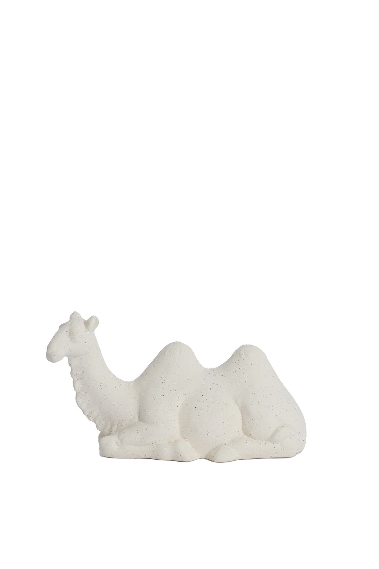 Cream Matte Camel Ornament, 26x10x15 cm