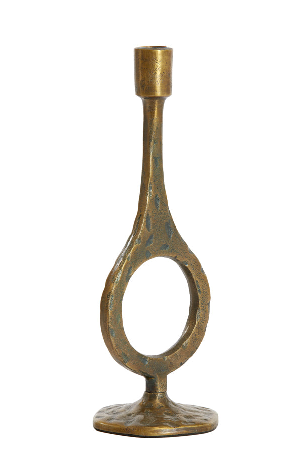Antique Bronze Laredo Candle Holder - 10x30 cm