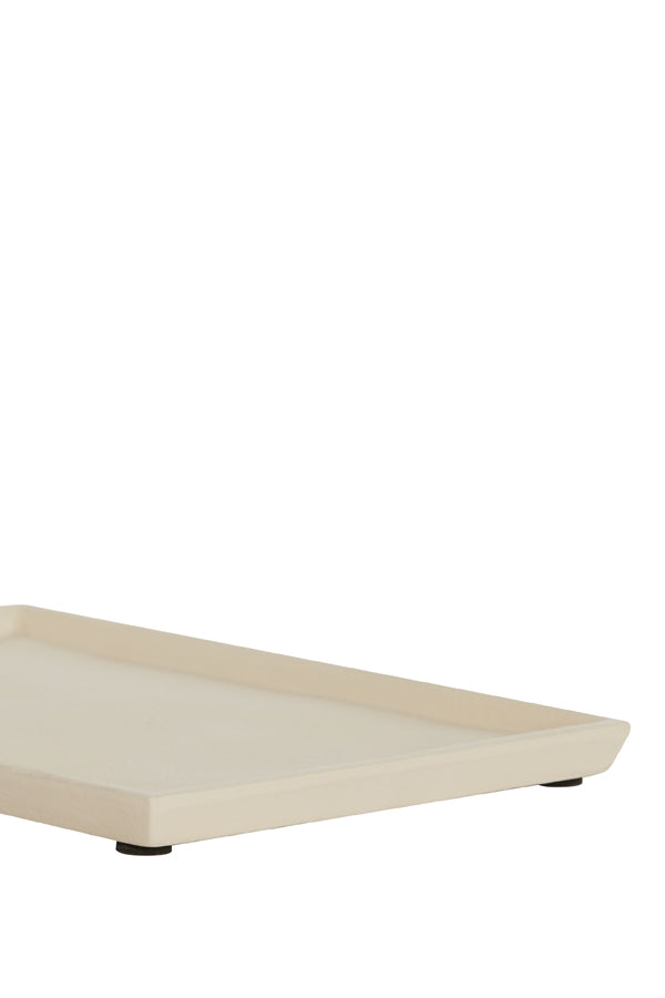Maes Cream Decorative Plate 20x15x1 cm