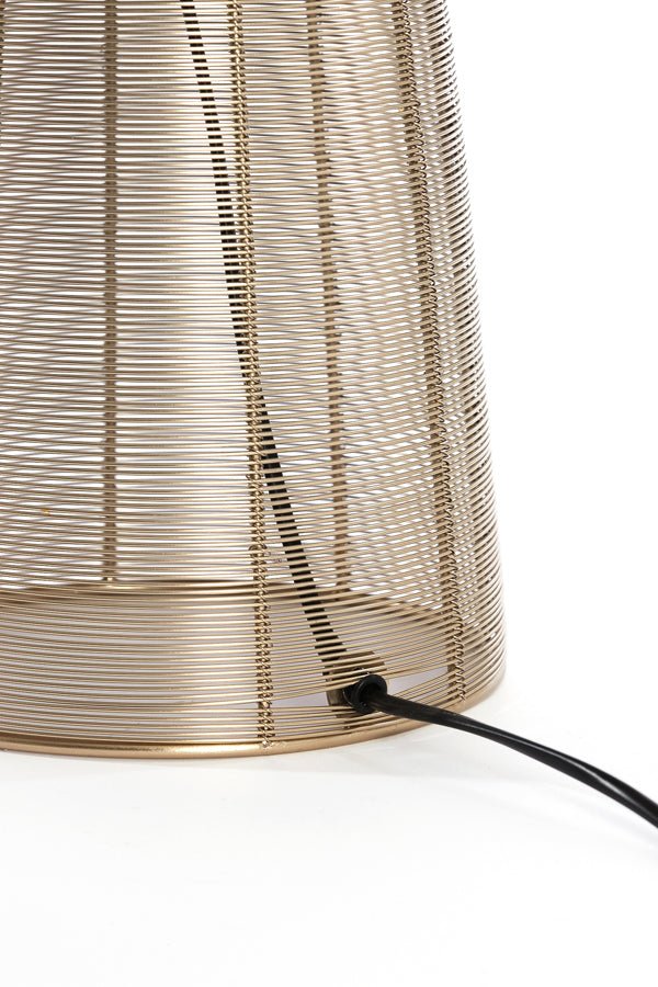 Elegant Gold Table Lamp - 24x54 cm Aboso Design