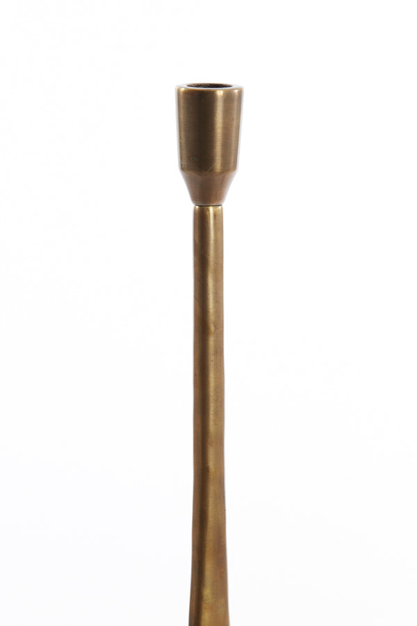 Antique Bronze Tall Candle Holder - Ø13x55 cm