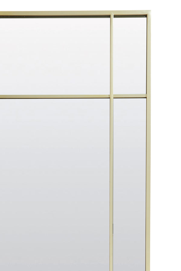 Elegant Gold-Edged Rincon Mirror with Smoked Glass - 50x3x150 cm