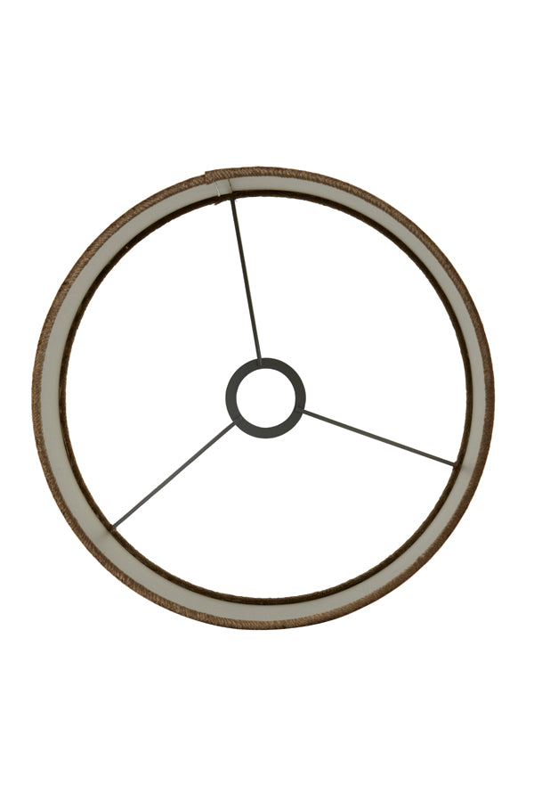 Lubis Brown Lampshade - Cylindrical 25x25x18 cm