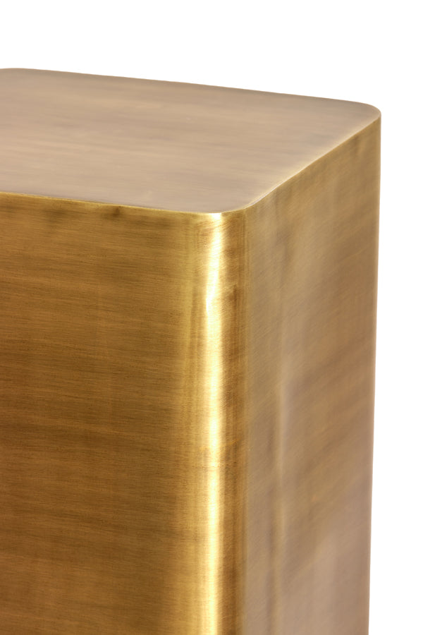 Antique Bronze Alurio Pillar 100cm Sculptural Accent