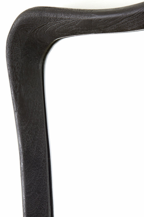 Mirror 160x68 cm Matte Black Alamos Wood Design