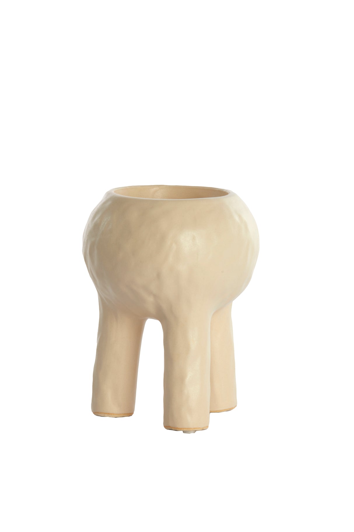 Tealight Holder 12x15.5 cm Katni Cream Ceramic