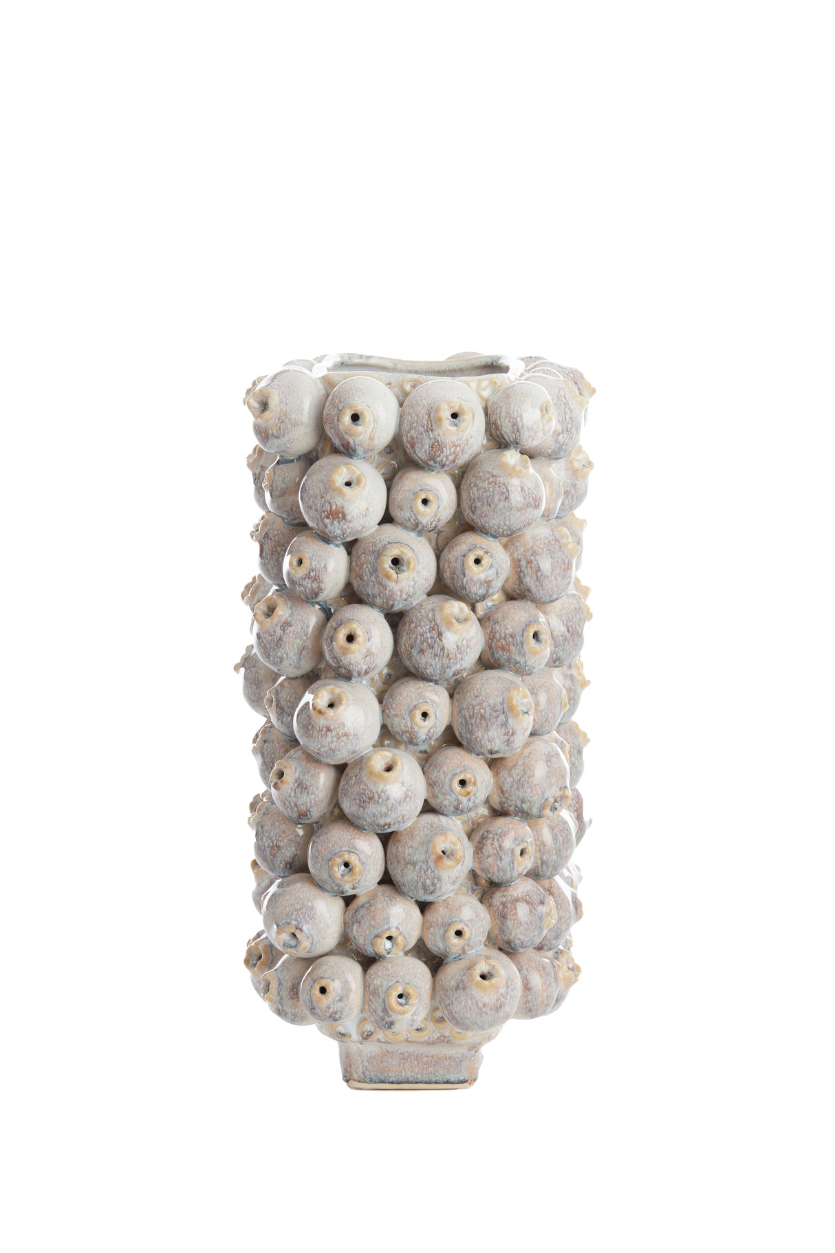 Elegant Sand-Toned Ceramic Vase 24.5x18.5x37.5 cm by Nitali
