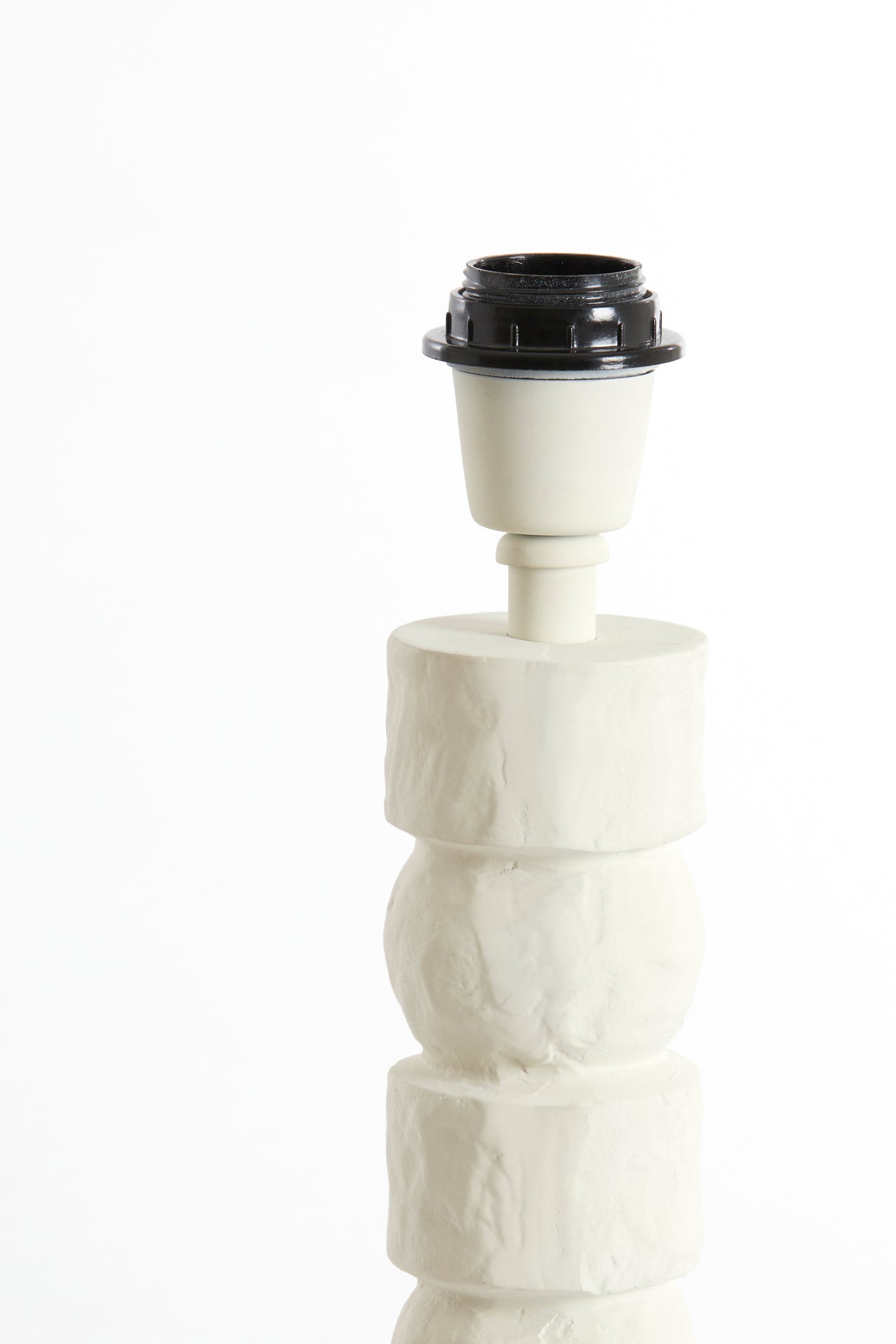 Elegant Cream Lamp Base Ø13x58 cm - Akti Collection