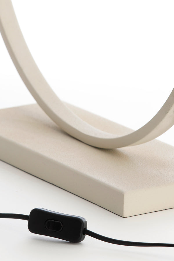 Cream Liva Table Lamp Base - 50x15x59 cm