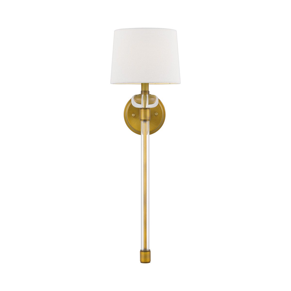 Barbour Weathered Brass Interior Wall Light