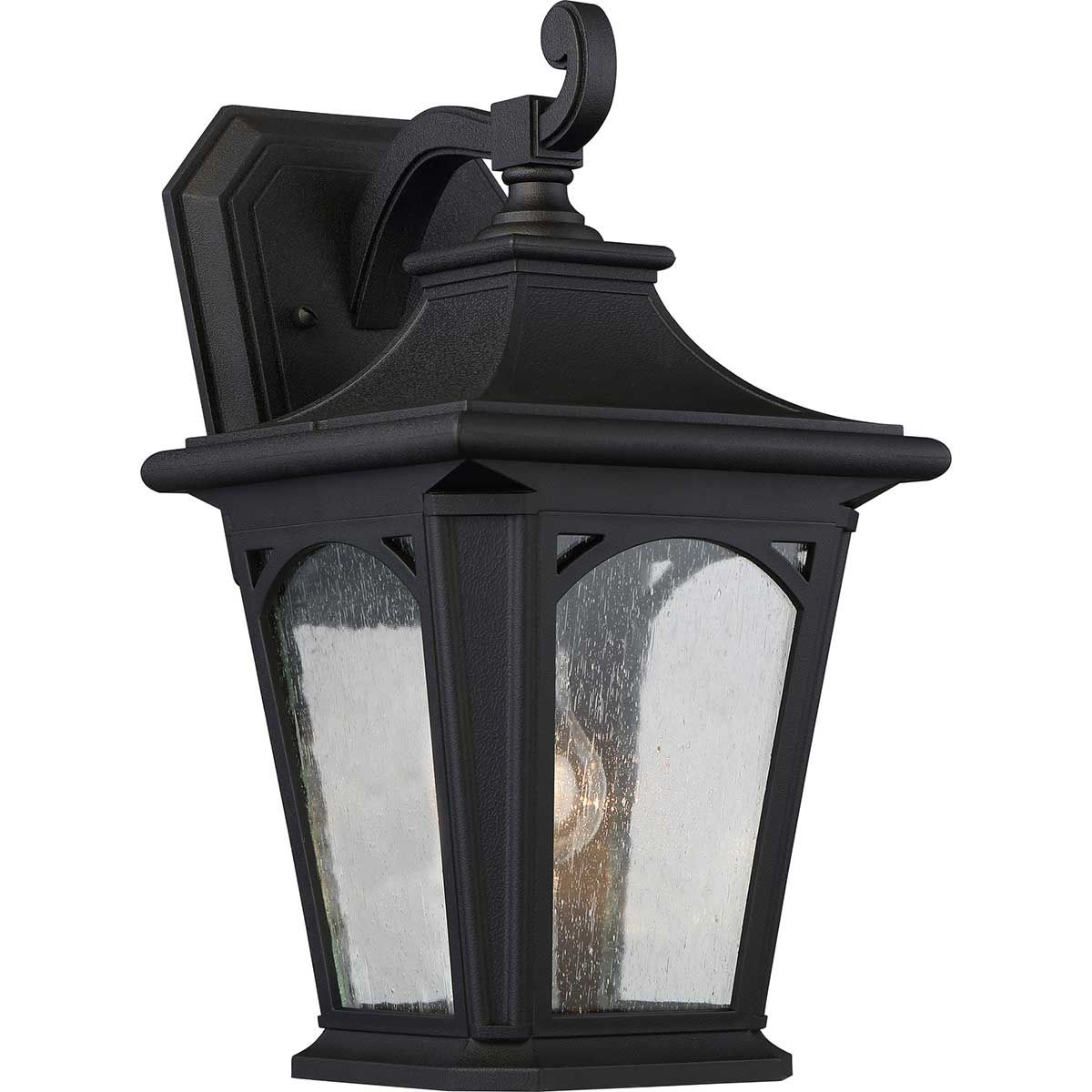 Bedford Classic Mystic Black Outdoor Wall Lantern