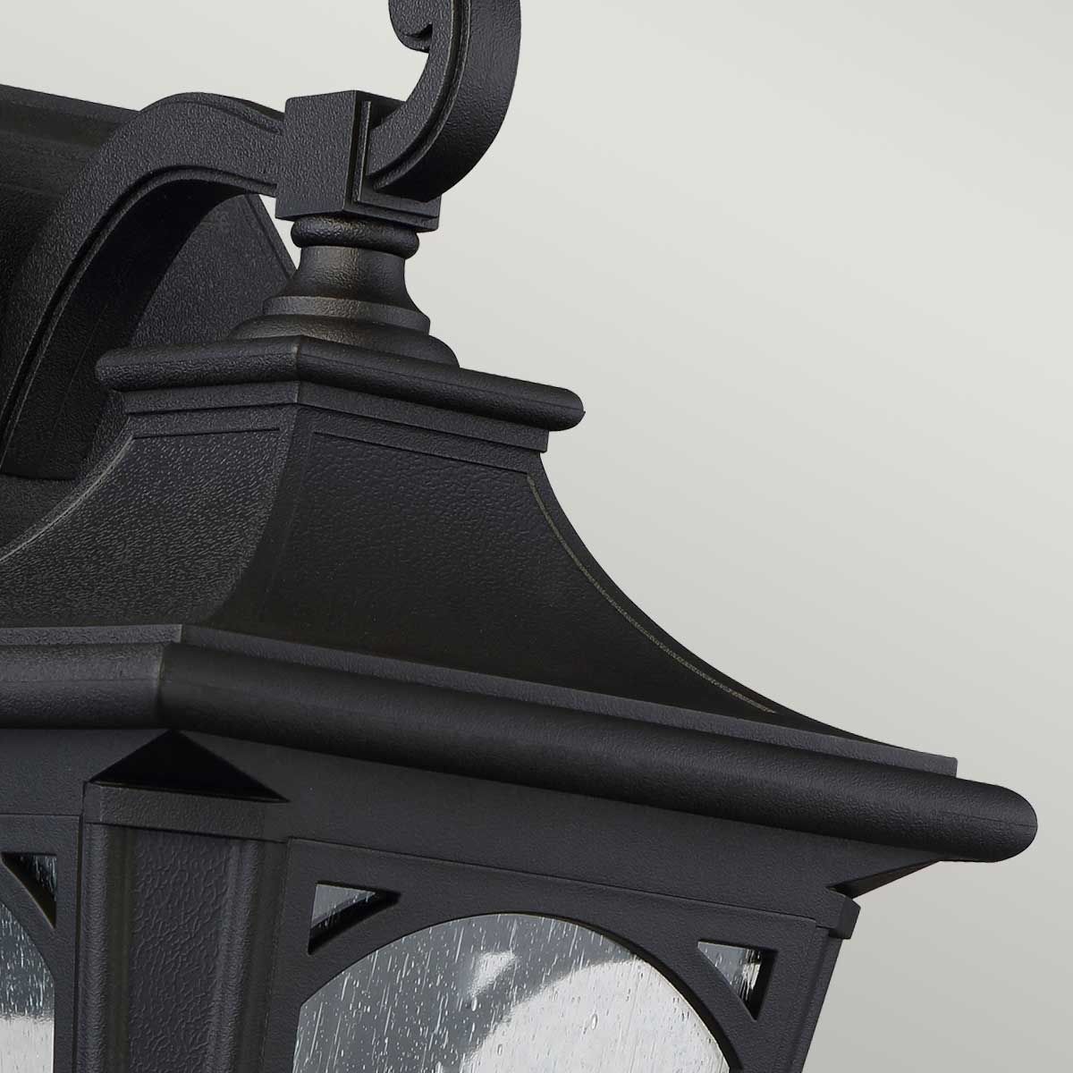 Bedford Classic Mystic Black Outdoor Wall Lantern