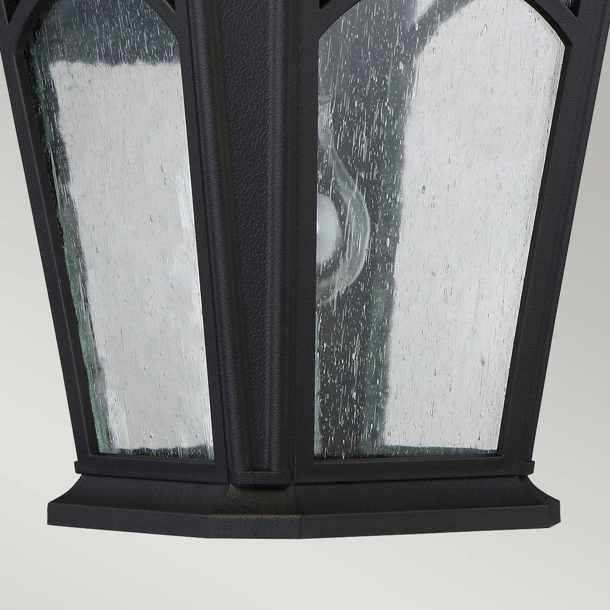 Bedford Classic Mystic Black Outdoor Wall Lantern
