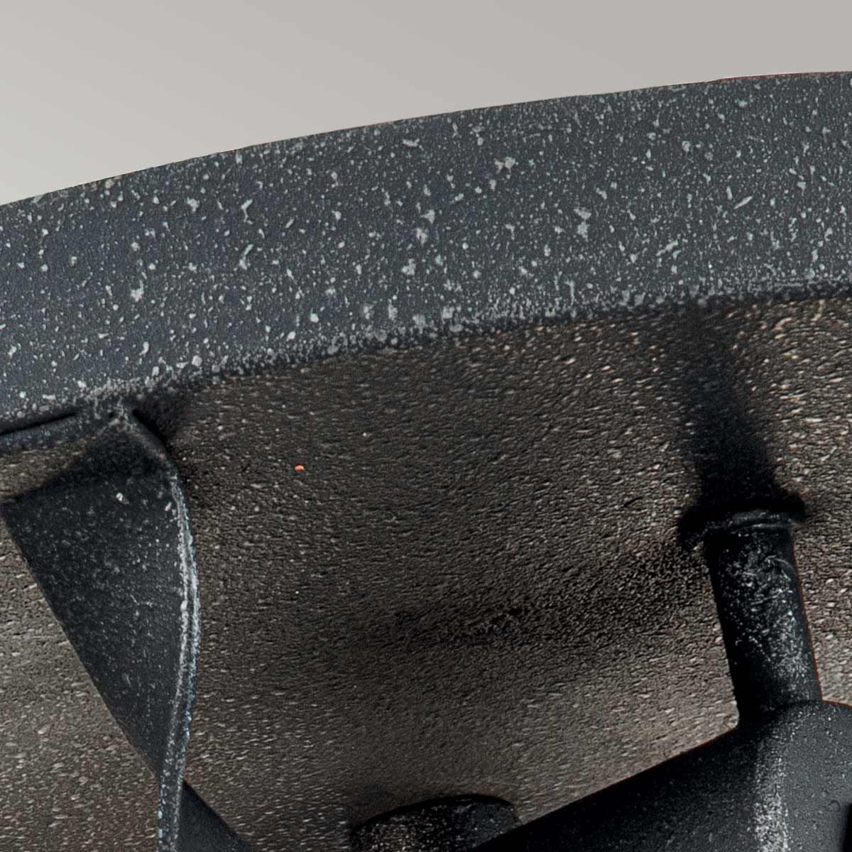 Bradbury Dual Light Ceiling Flush Mount in Grey Ash Finish