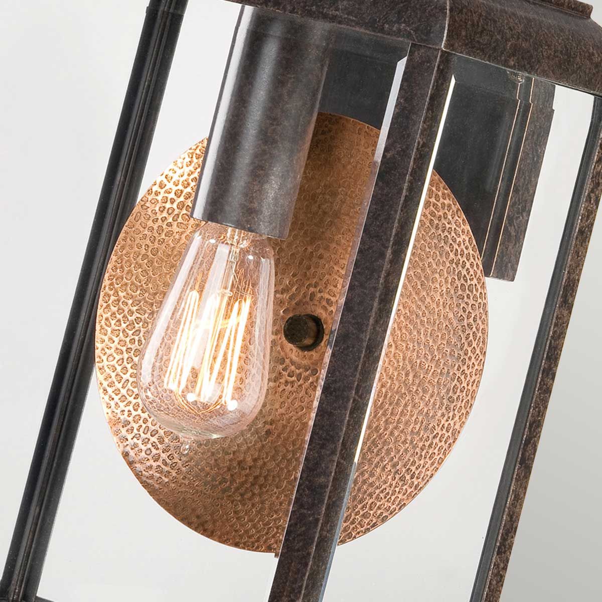 Byron Imperial Bronze Wall Lantern with Bevelled Glass