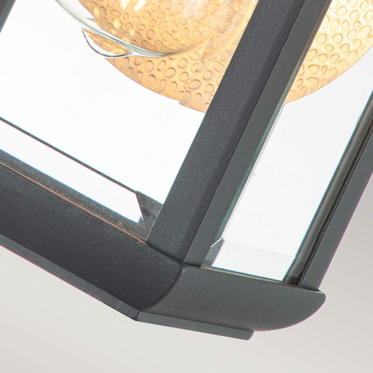Graphite Elegance: Byron Outdoor Wall Lantern