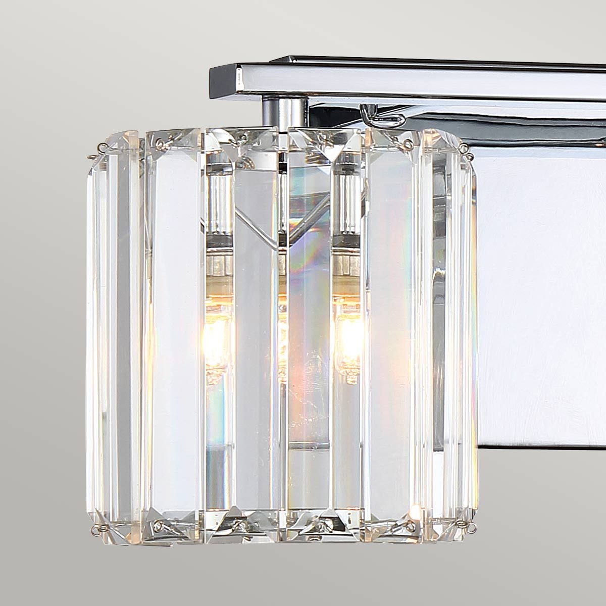 Elegant Divine 2-Light Crystal Wall Sconce