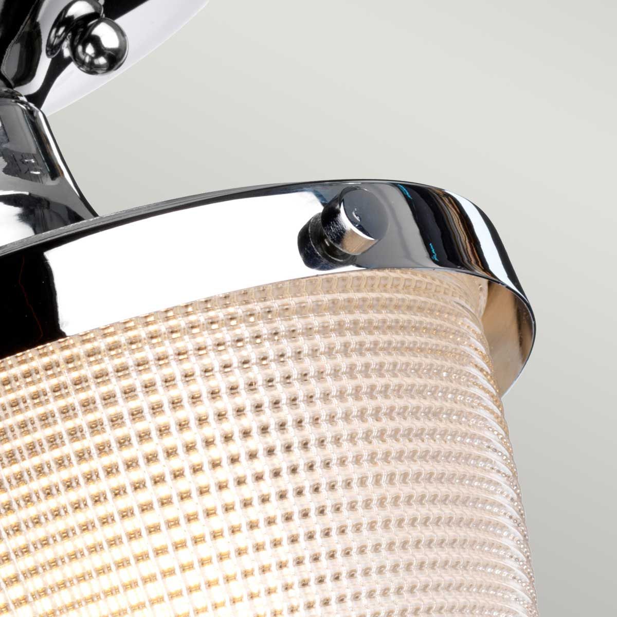 Dublin Polished Chrome Bathroom Ceiling Light