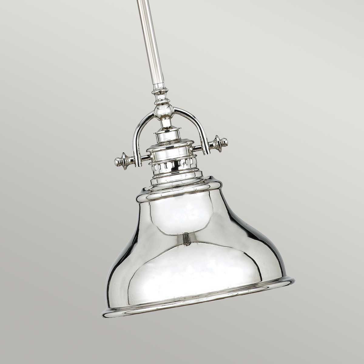 Emery Classic Americana Pendant Light in Polished Imperial Silver