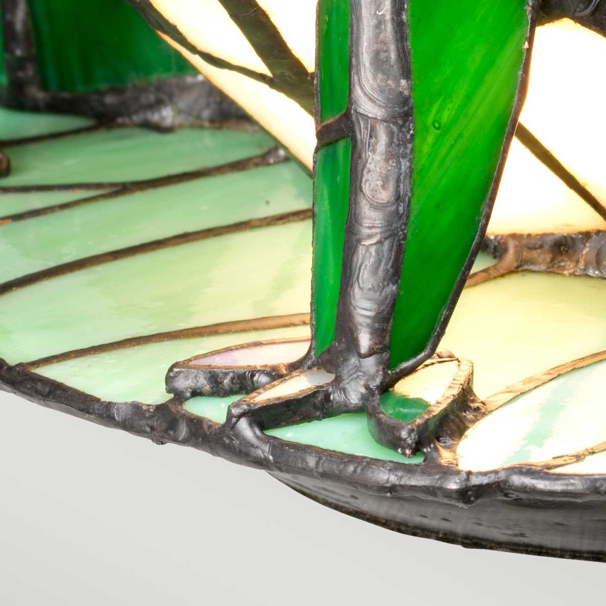 Charming Frog Tiffany-Style Table Lamp