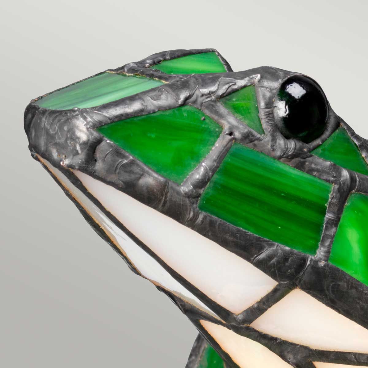 Charming Frog Tiffany-Style Table Lamp