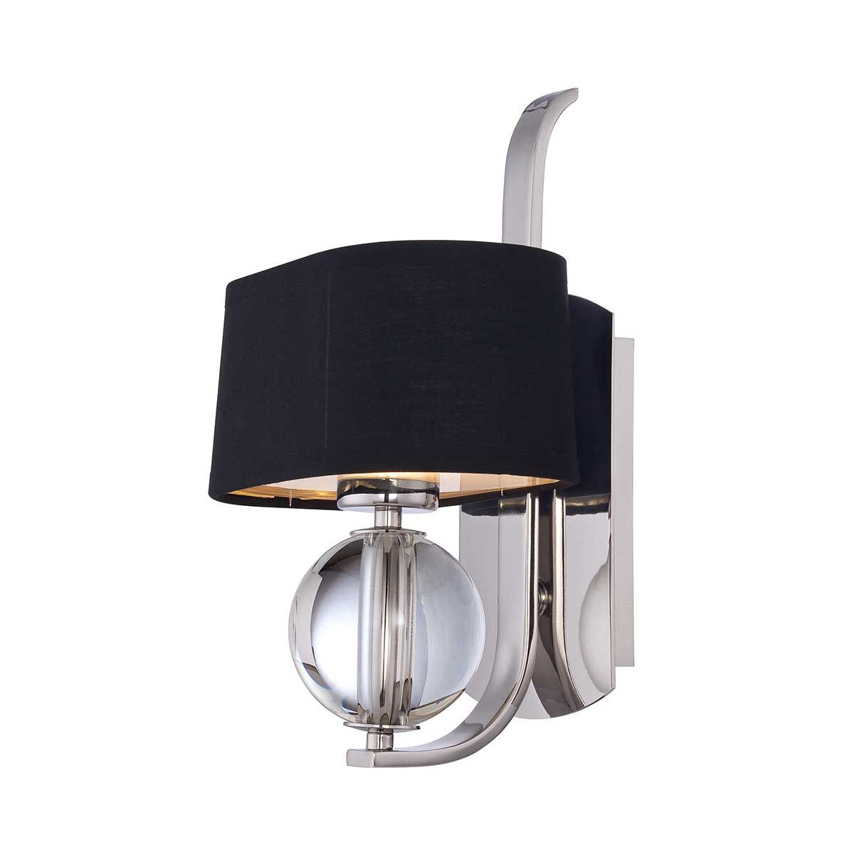 Gotham's Radiance: Imperial Silver Wall Light