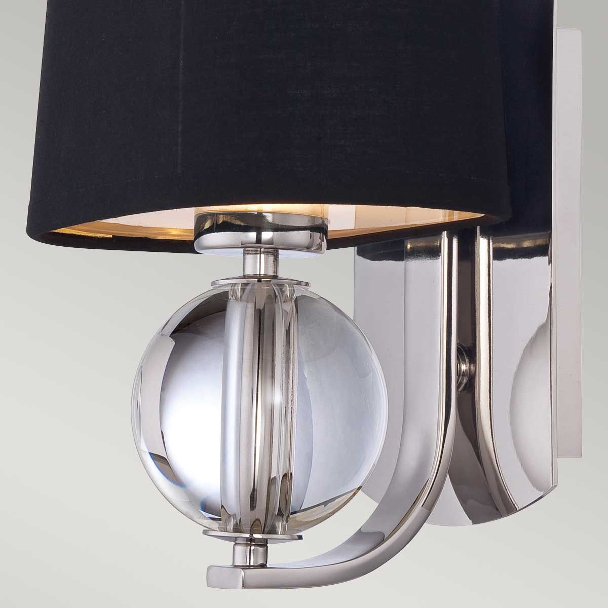 Gotham's Radiance: Imperial Silver Wall Light
