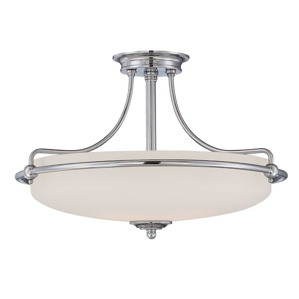 Elegant Griffin Polished Chrome Ceiling Light Fixture