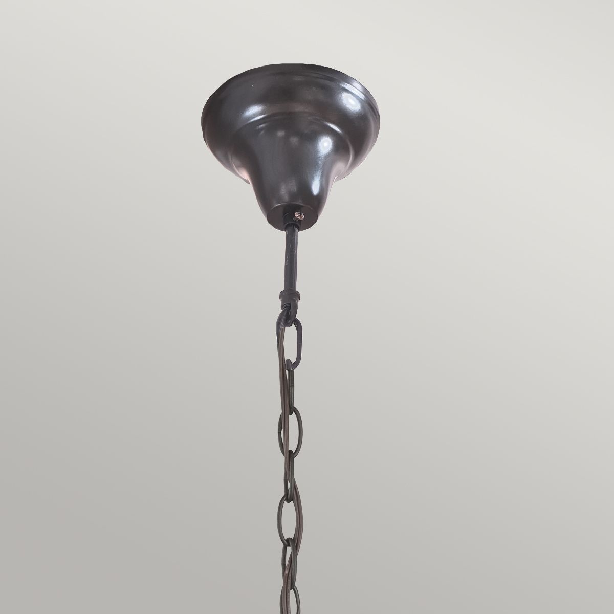 Kami Art Nouveau Stained Glass Pendant Light