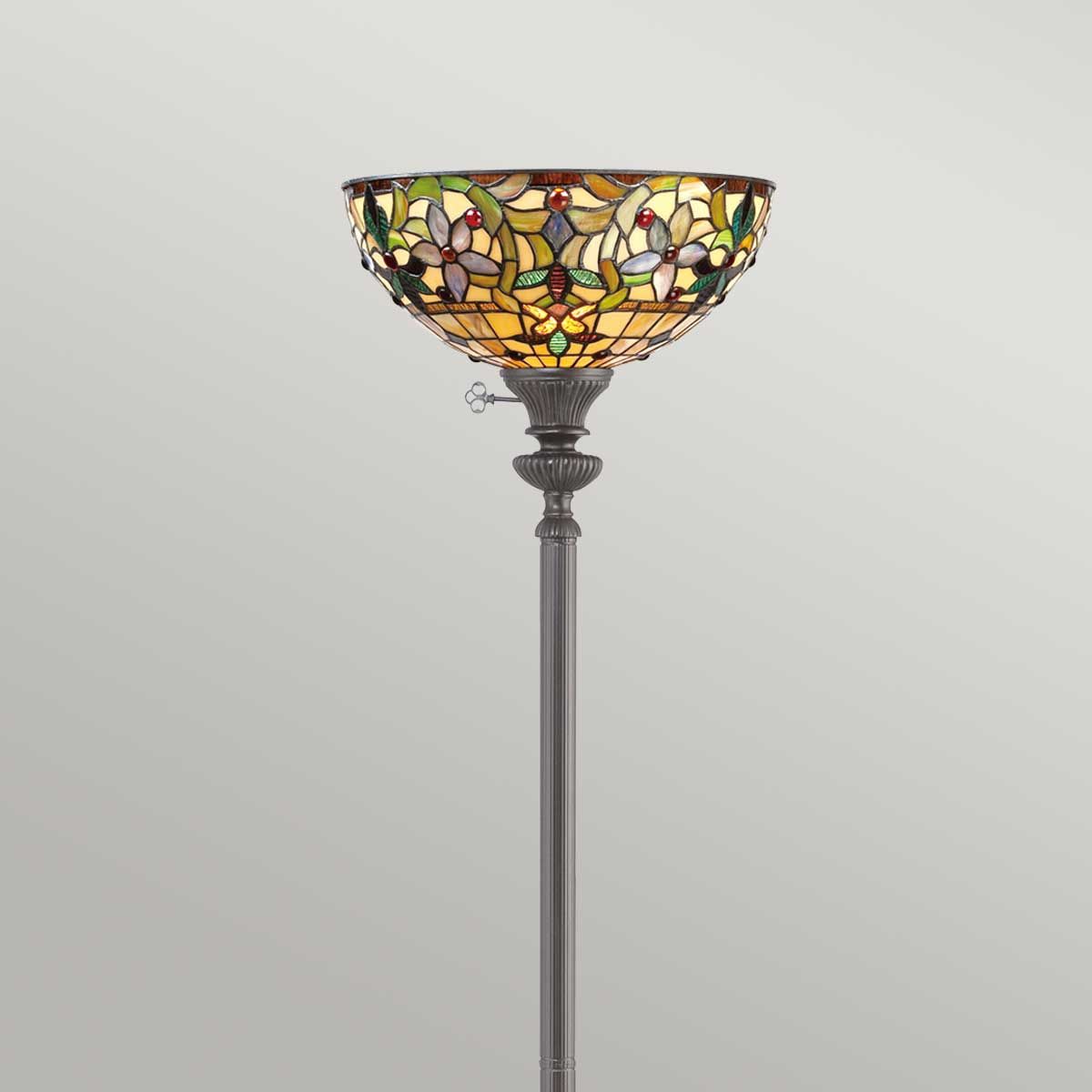 Kami Art Nouveau Tiffany Style Floor Lamp