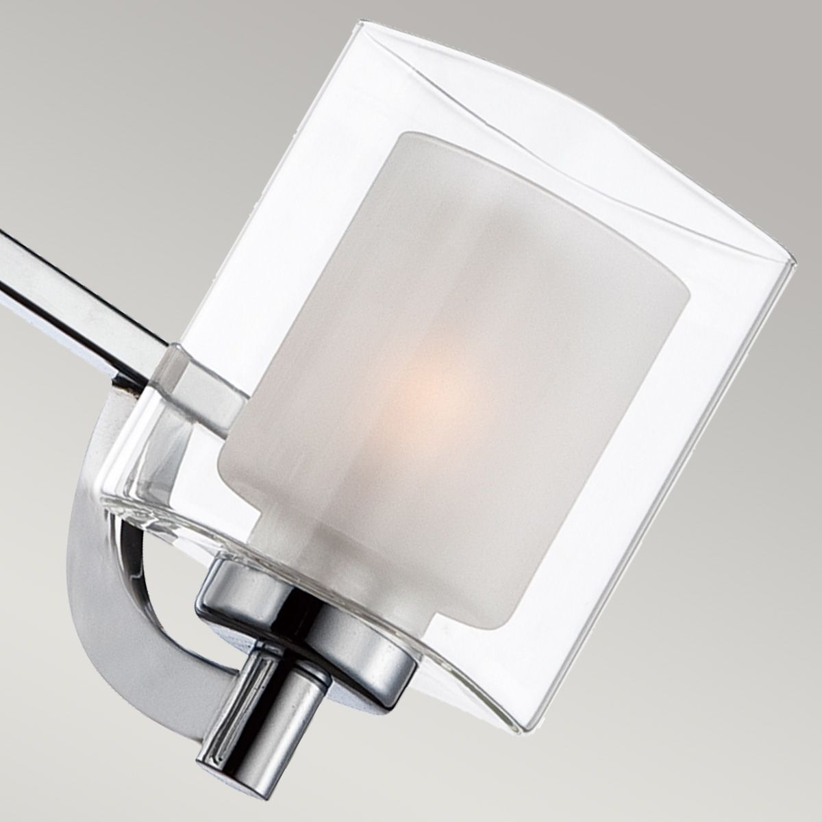 Polished Chrome Kolt Triple Light Bathroom Fixture